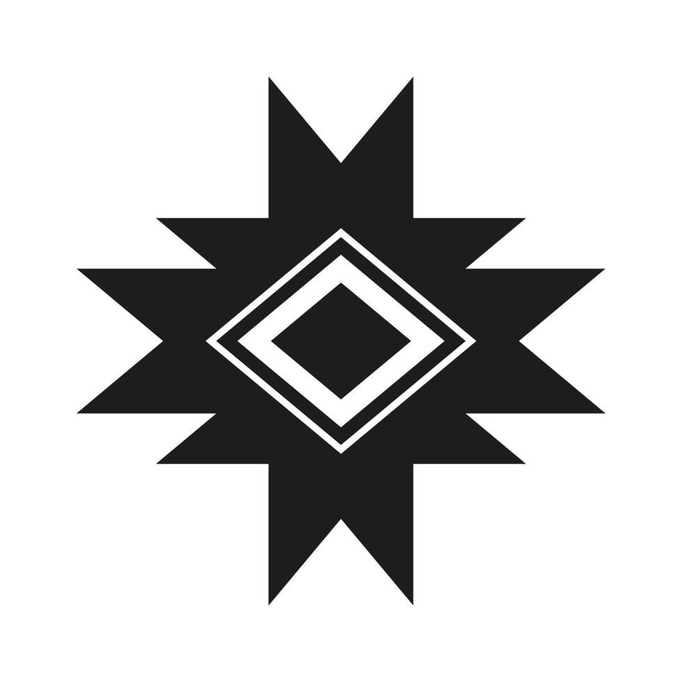 Geometric shape icon. Simple illustration of geometric shape icon for web vector