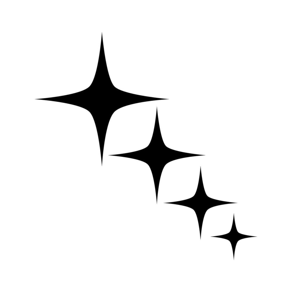 Stars icon. Star icon on white background. Star icon. vector