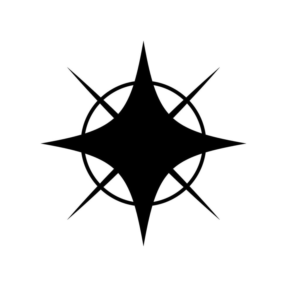 Compass icon . Compass icon isolated on white background. vector