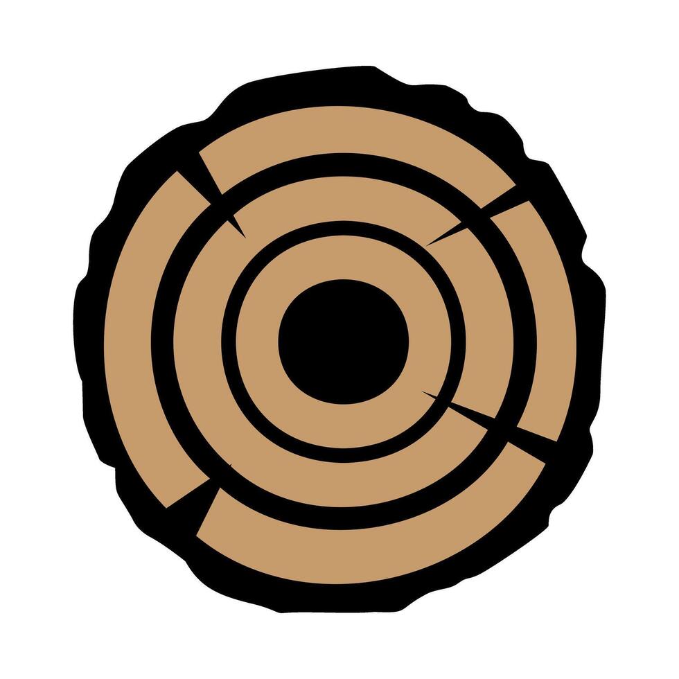 Circular saw blade. Sawmill, woodworking and timber industry concept. illustration vector