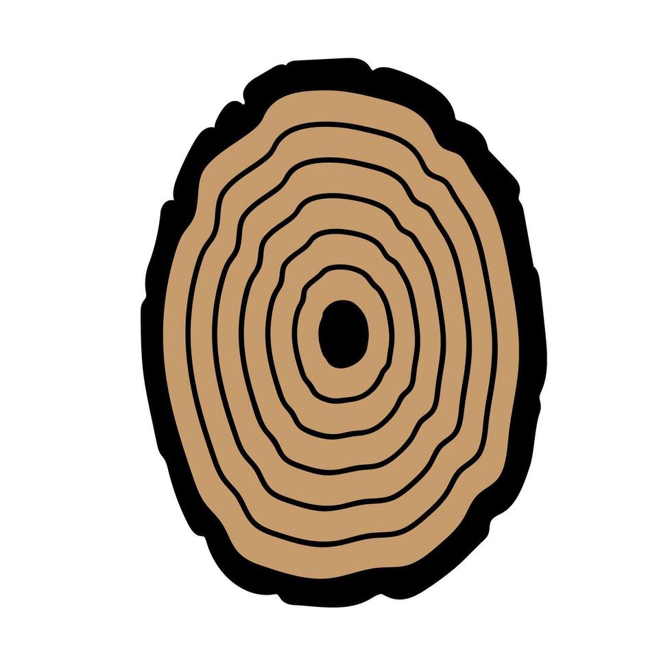 Tree stump icon isolated on white background for your web and mobile app design, Tree stump logo design. vector