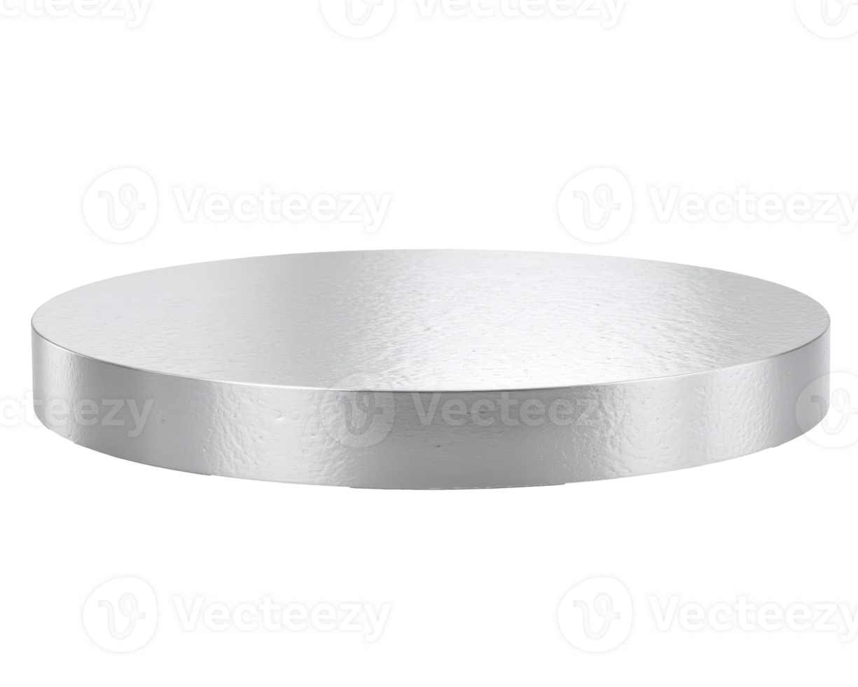 A silver metallic cylinder on a transparent background png