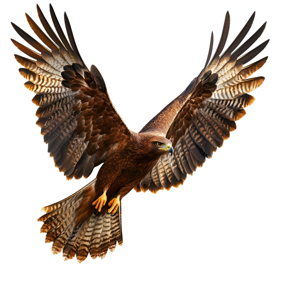 Bold Eagle With Wings Spread Transparent Background png