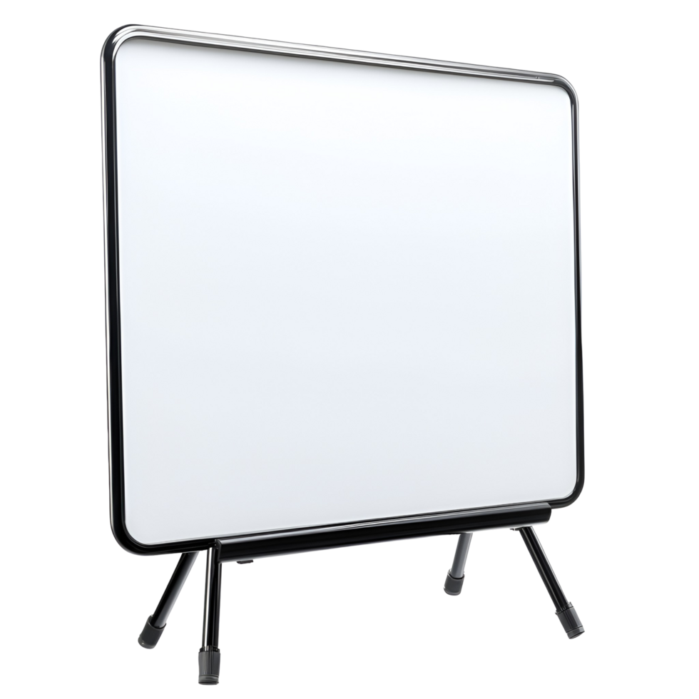 Whiteboard On Stand For Presentation Transparent Background png