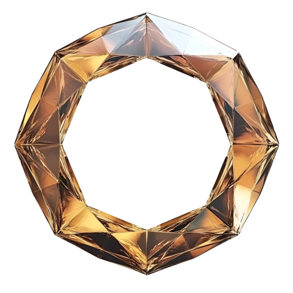 Decorative Crystal Wreath Transparent Background png