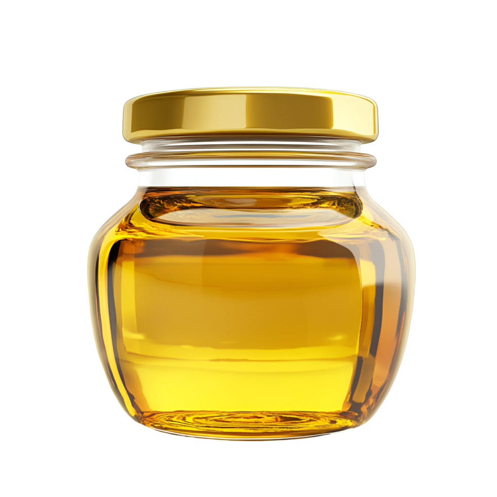 Glass Jar With Honey Transparent Background png