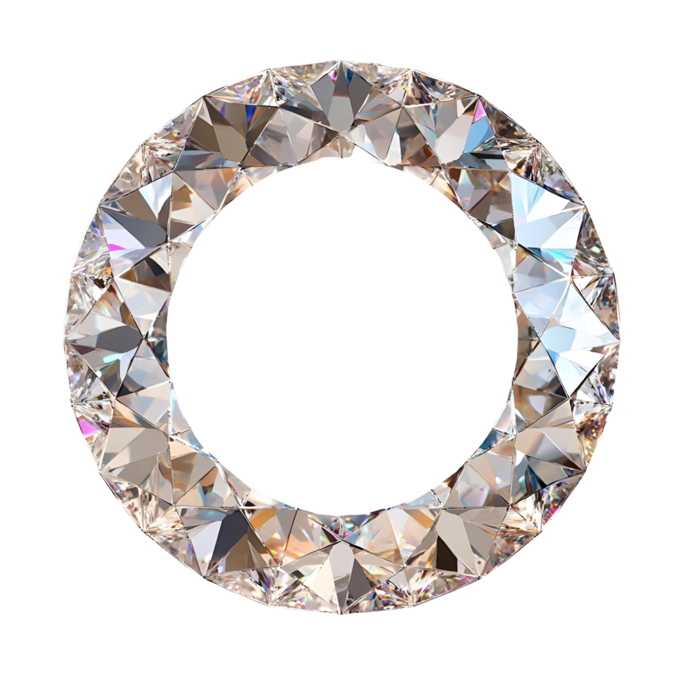 Luxury Crystal Wreath For Decor Transparent Background png