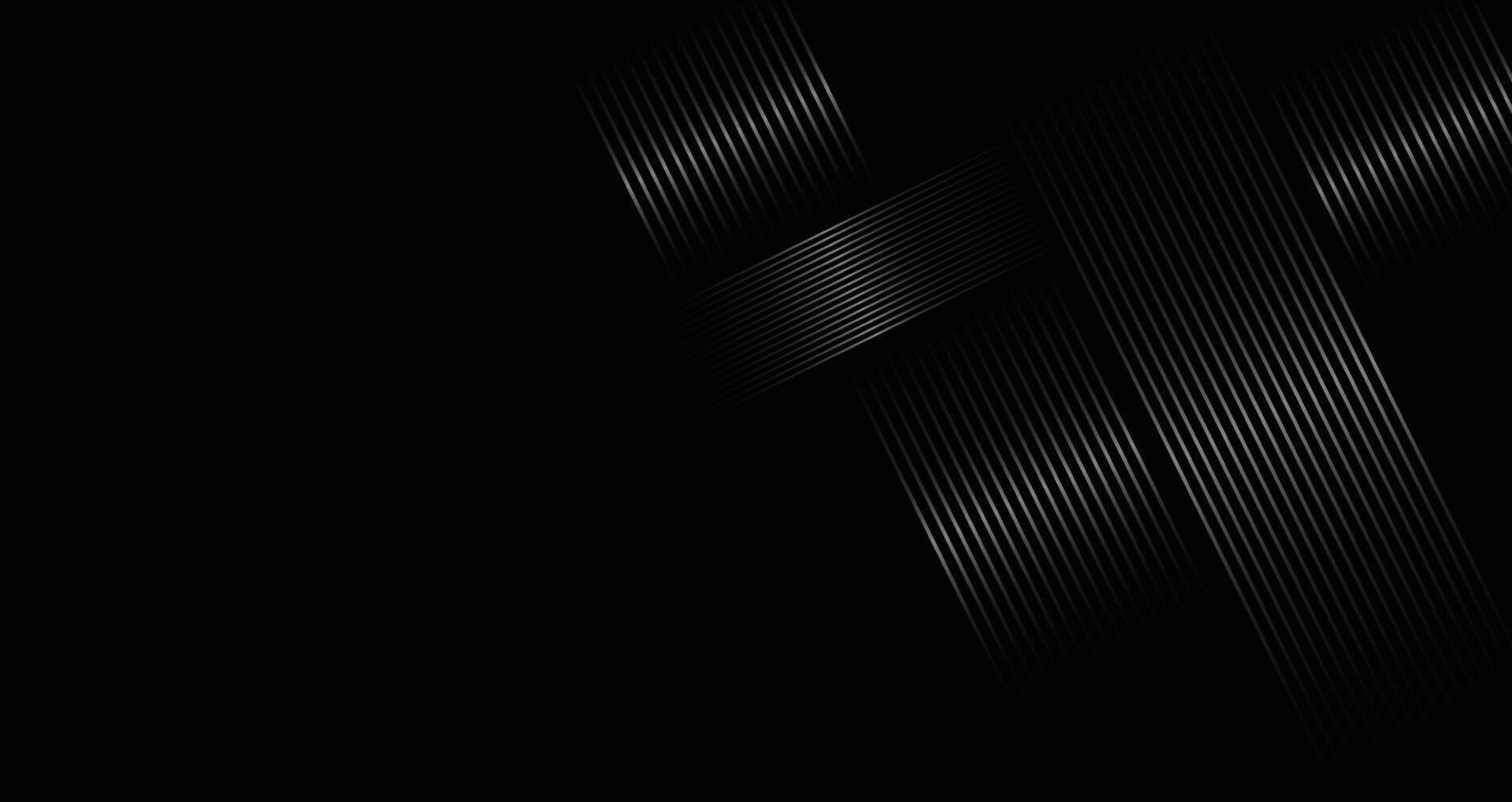 Gradient black background with lines design vector