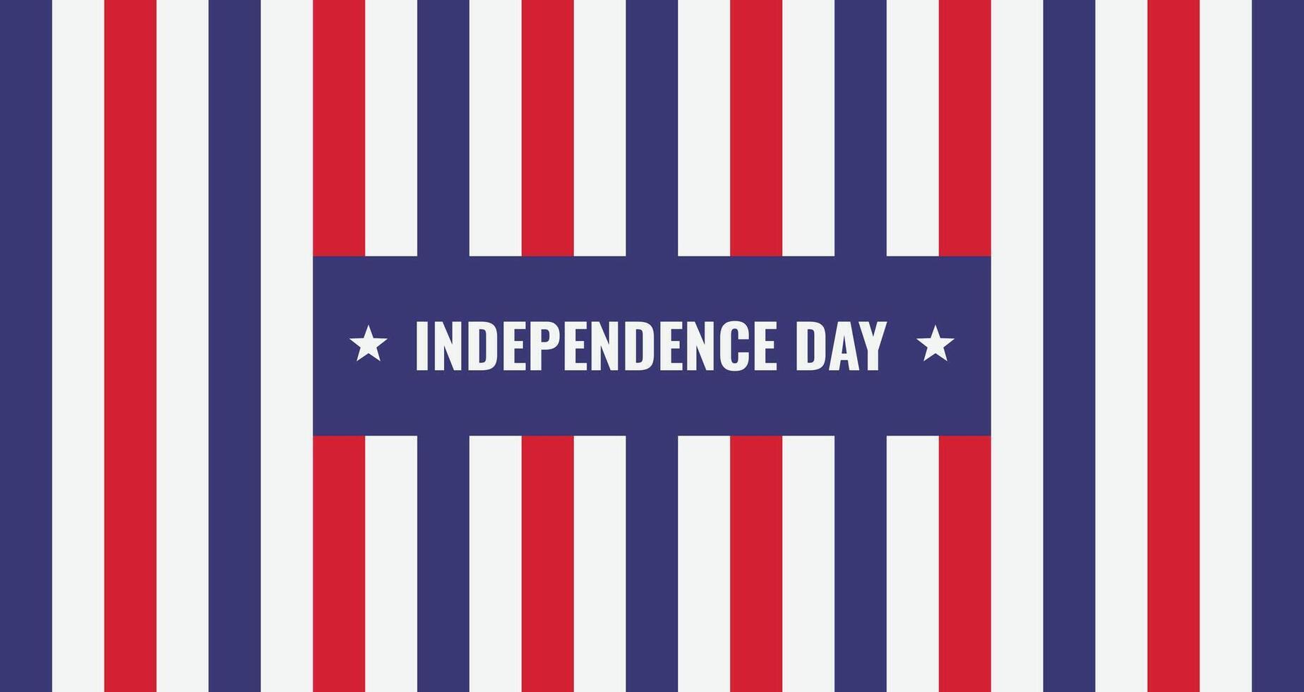 Retro Vintage Independence Day Background Design. Illustration vector