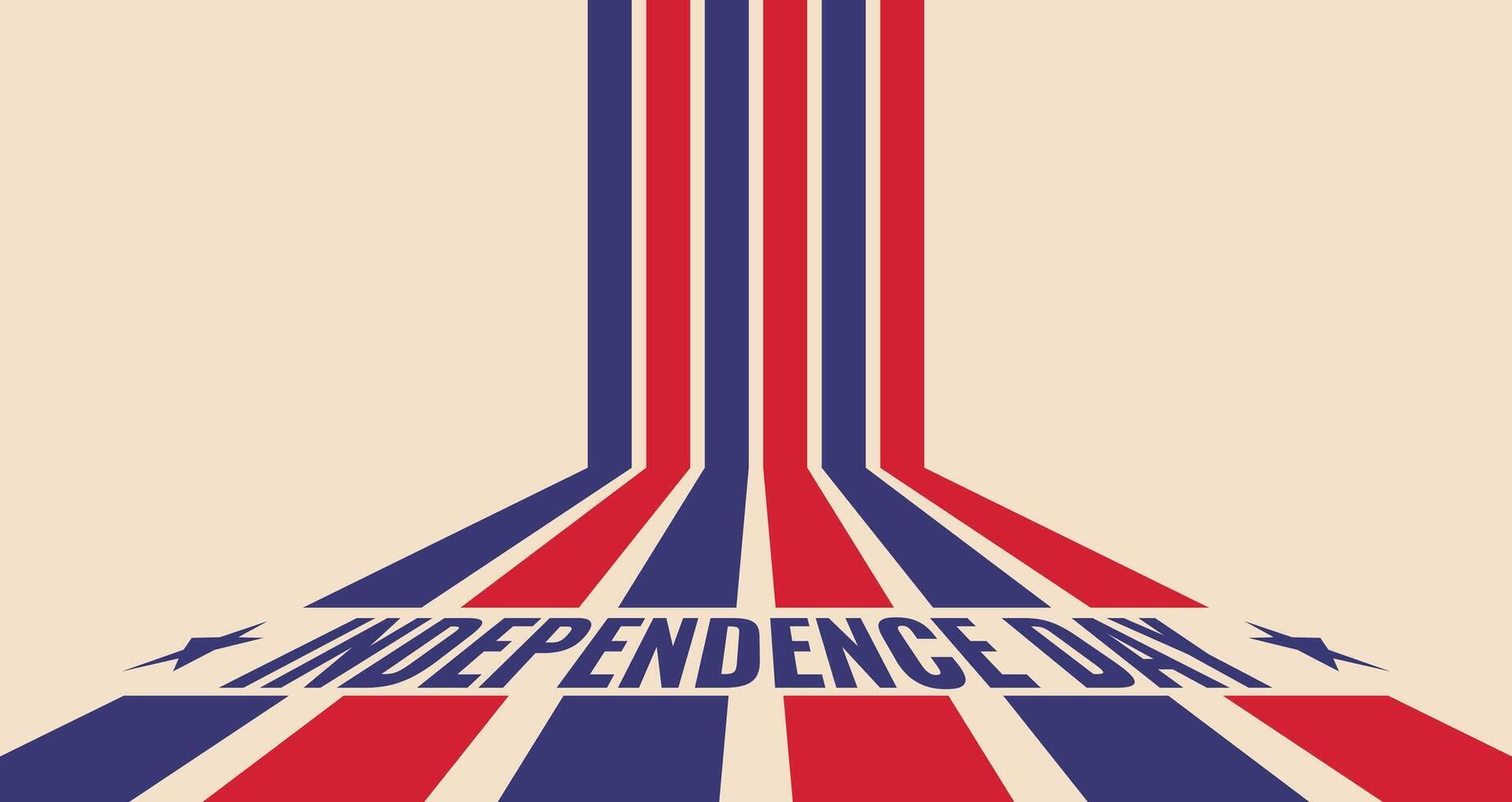 Independence day, Fourth of July retro background, Happy 4th of July USA. illustration. vector