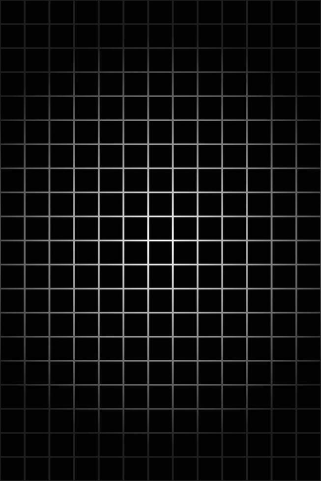 Square grid background with empty space on dark background. vector
