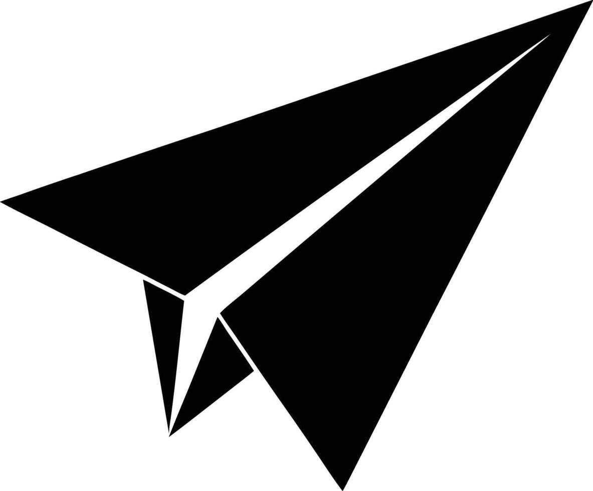 Paper airplane clip art vector