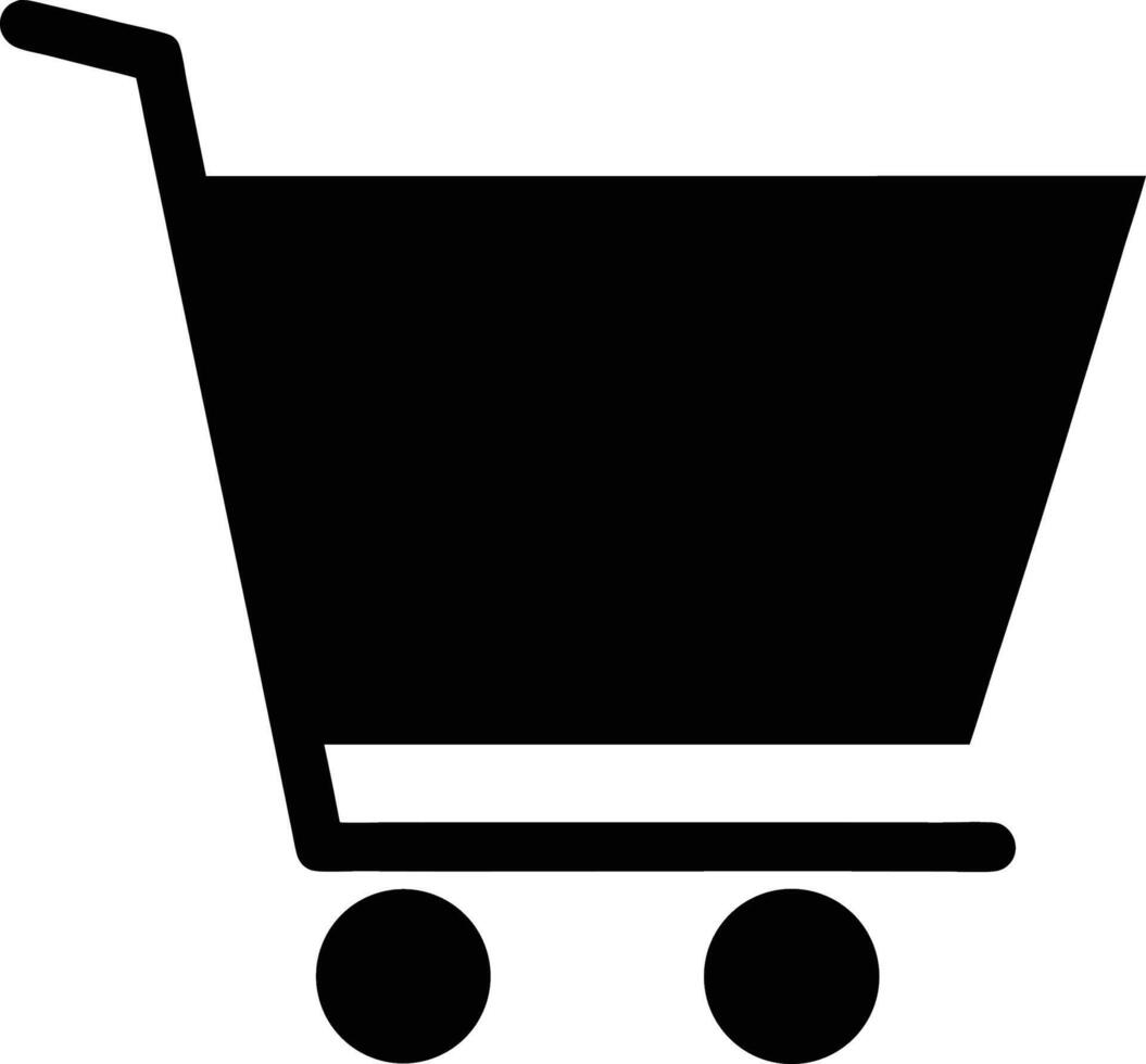 Shopping cart icon vector