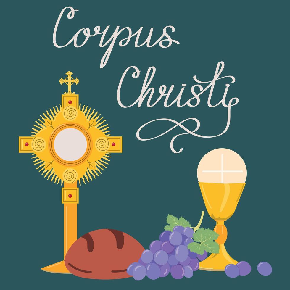 illustration of Corpus Christi vector