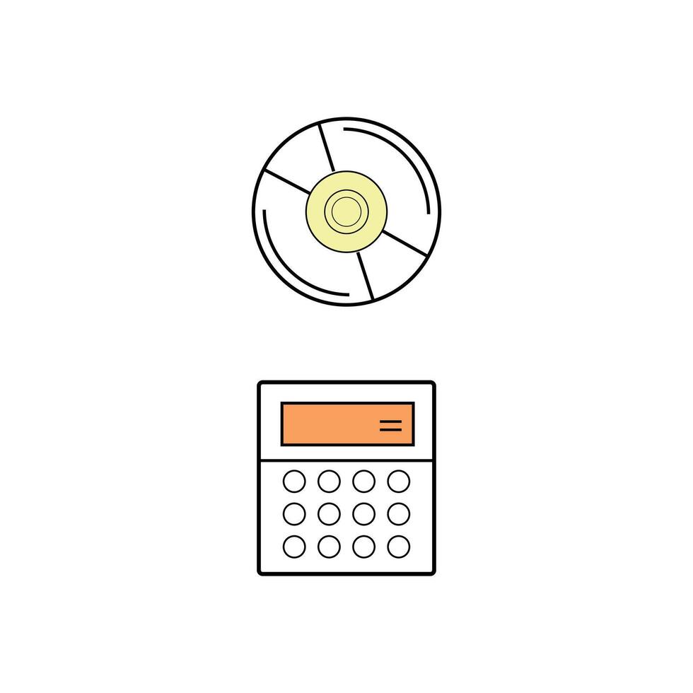 Information technology line icons. Editable stroke. Containing Device, server, OS, internet, network icons collection. illustration vector