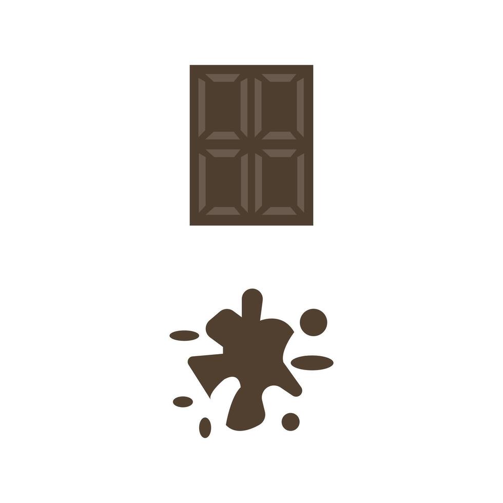 Set of Chocolate Outline icon vector
