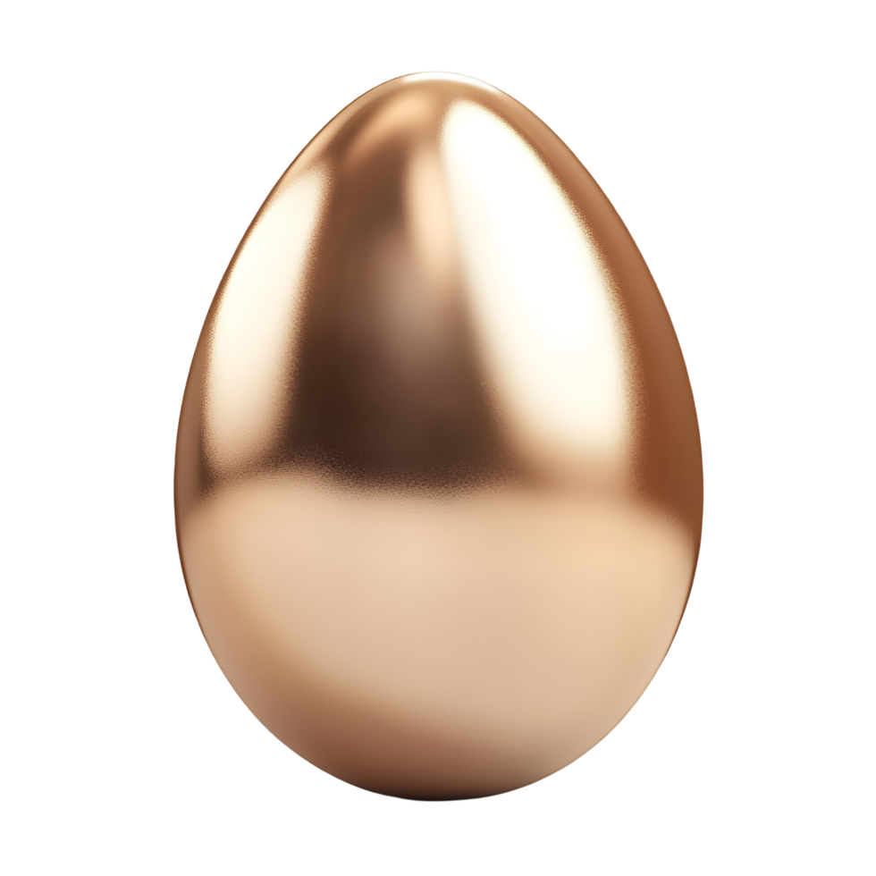 Decorative Golden Easter Eggs in Paper Pulp Egg Carton on Transparent Background png