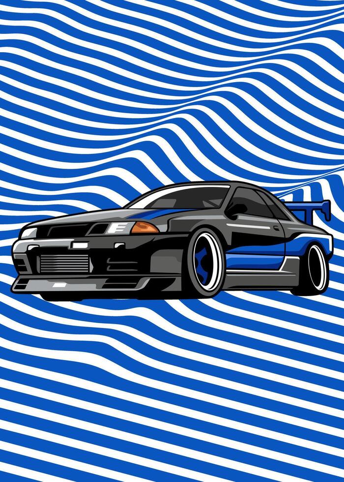 race cars idea logo design vector