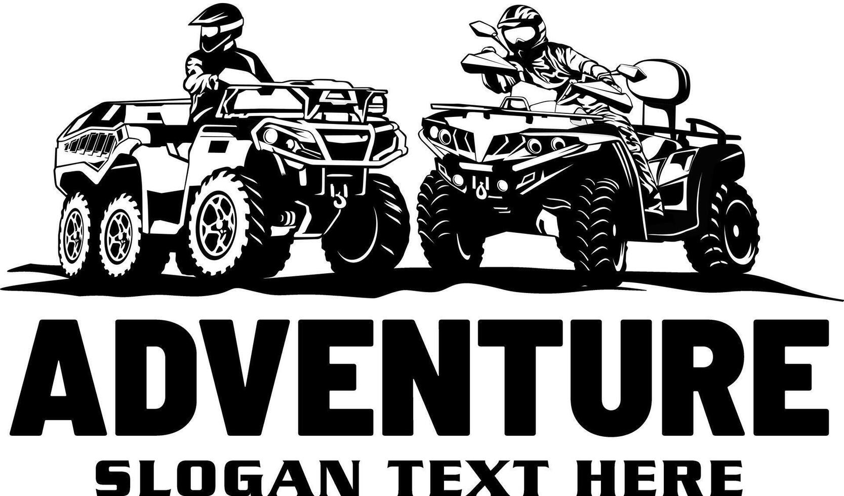 adventure black idea logo design vector