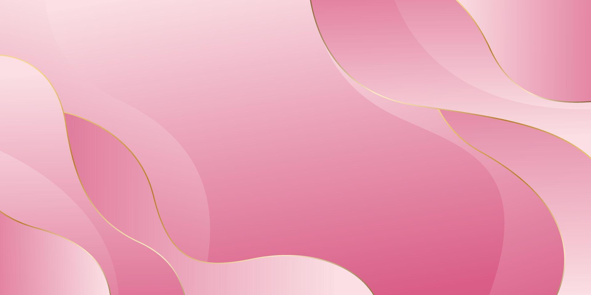 Pink elegant luxury wave background. Abstract Feminine wallpaper vector