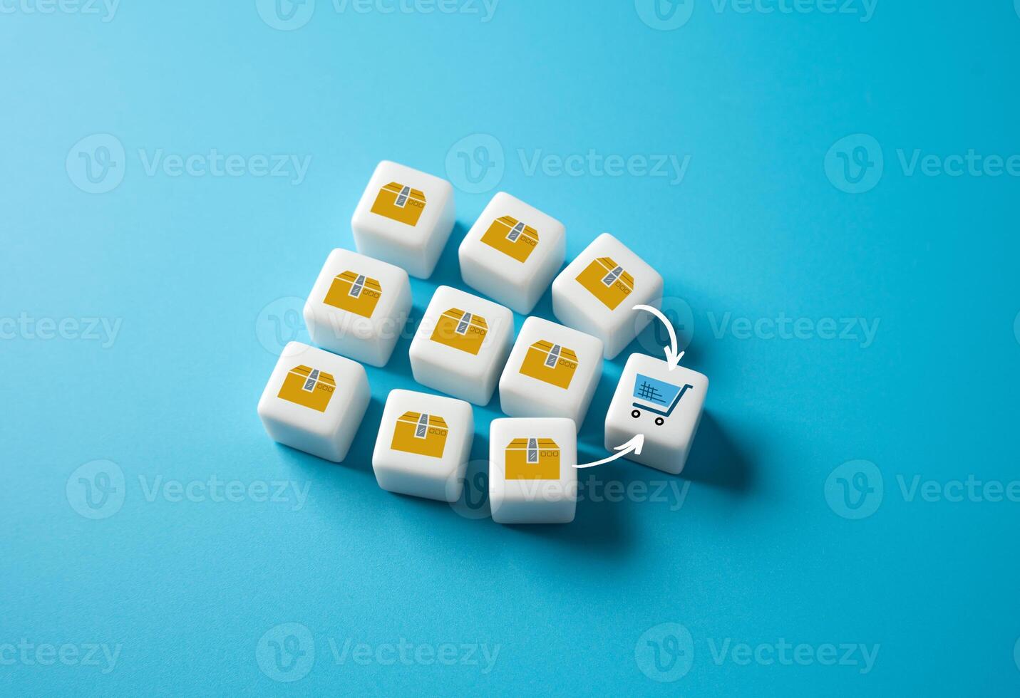 Shopping and adding items to cart. Online retail experience. E-commerce. photo
