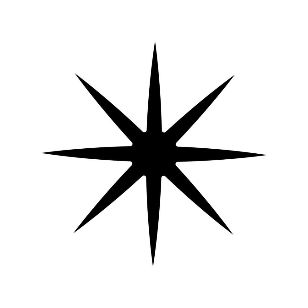 Star icon illustration. Star icon isolated on white background. Star icon vector