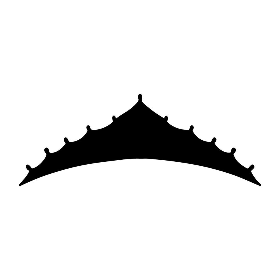 Crown icon or sign. Simple illustration of crown icon for web design isolated on white background. vector
