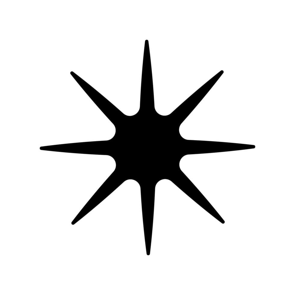 star icon on white background for graphic and web design. Simple sign. Internet concept symbol for website button or mobile app vector