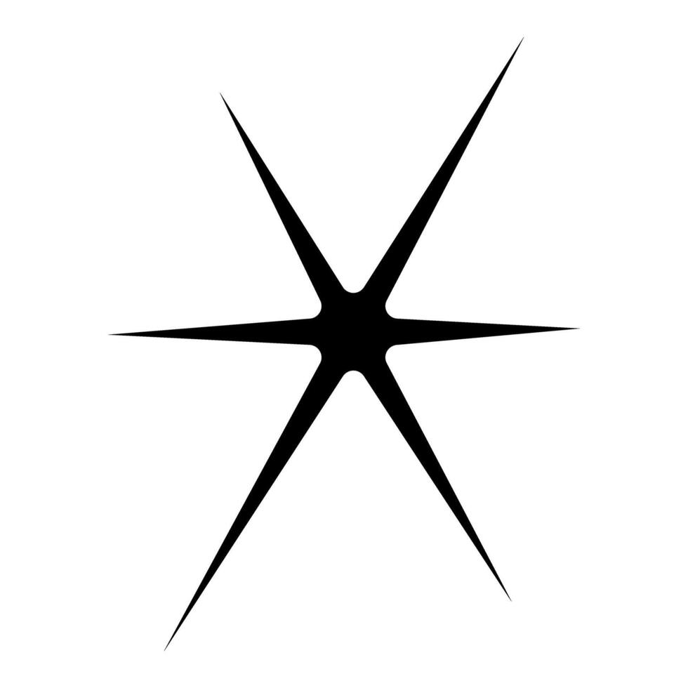 Starburst, sunburst element. Radial, radiating, concentric lines icon vector
