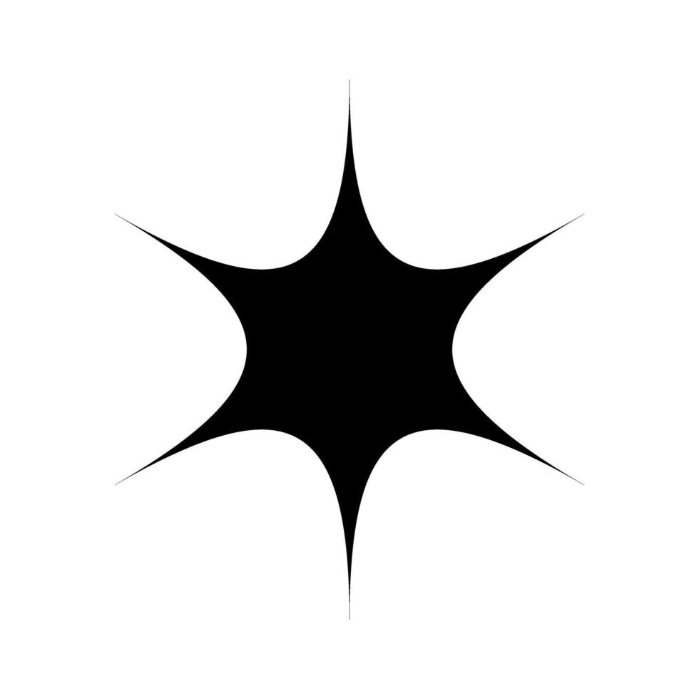 Starburst symbol, sunburst icon. Simple illustration of starburst, sunburst icon for web. vector