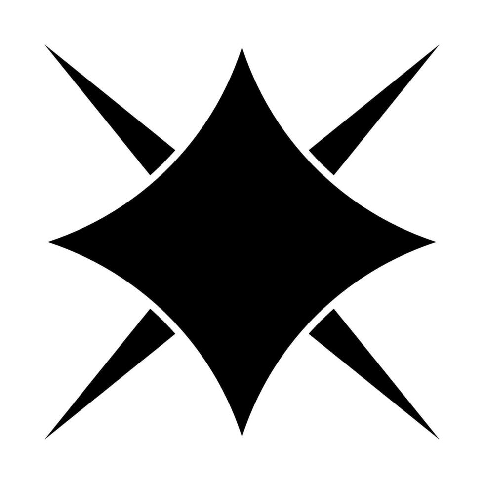 Starburst, sunburst icon. Simple illustration of starburst, sunburst icon for web. vector