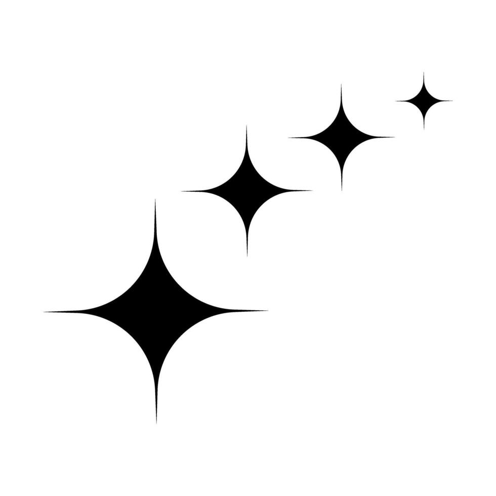 Star icon design. Star icon isolated on white background. Star sign or symbol. vector