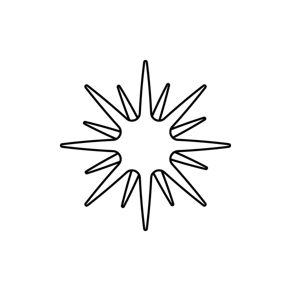 Star icon. Star icon isolated on white background. Star icon. vector