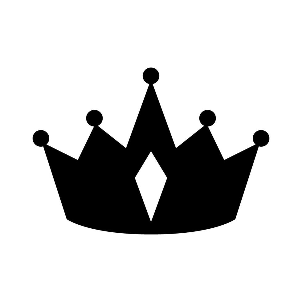 Crown Icon in trendy flat style isolated on white background. Crown symbol for your web site design, logo, app. vector