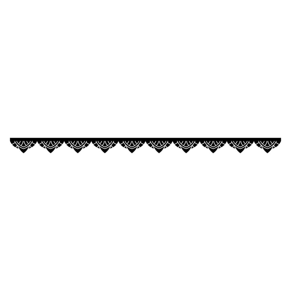 Decorative element for design. Template for laser cutting. illustration. vector