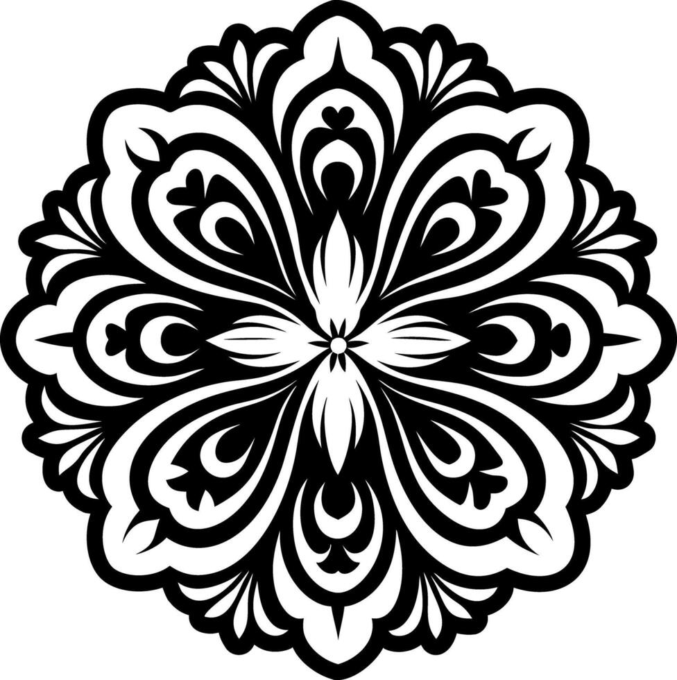 A glyph style icon of hibiscus flower vector