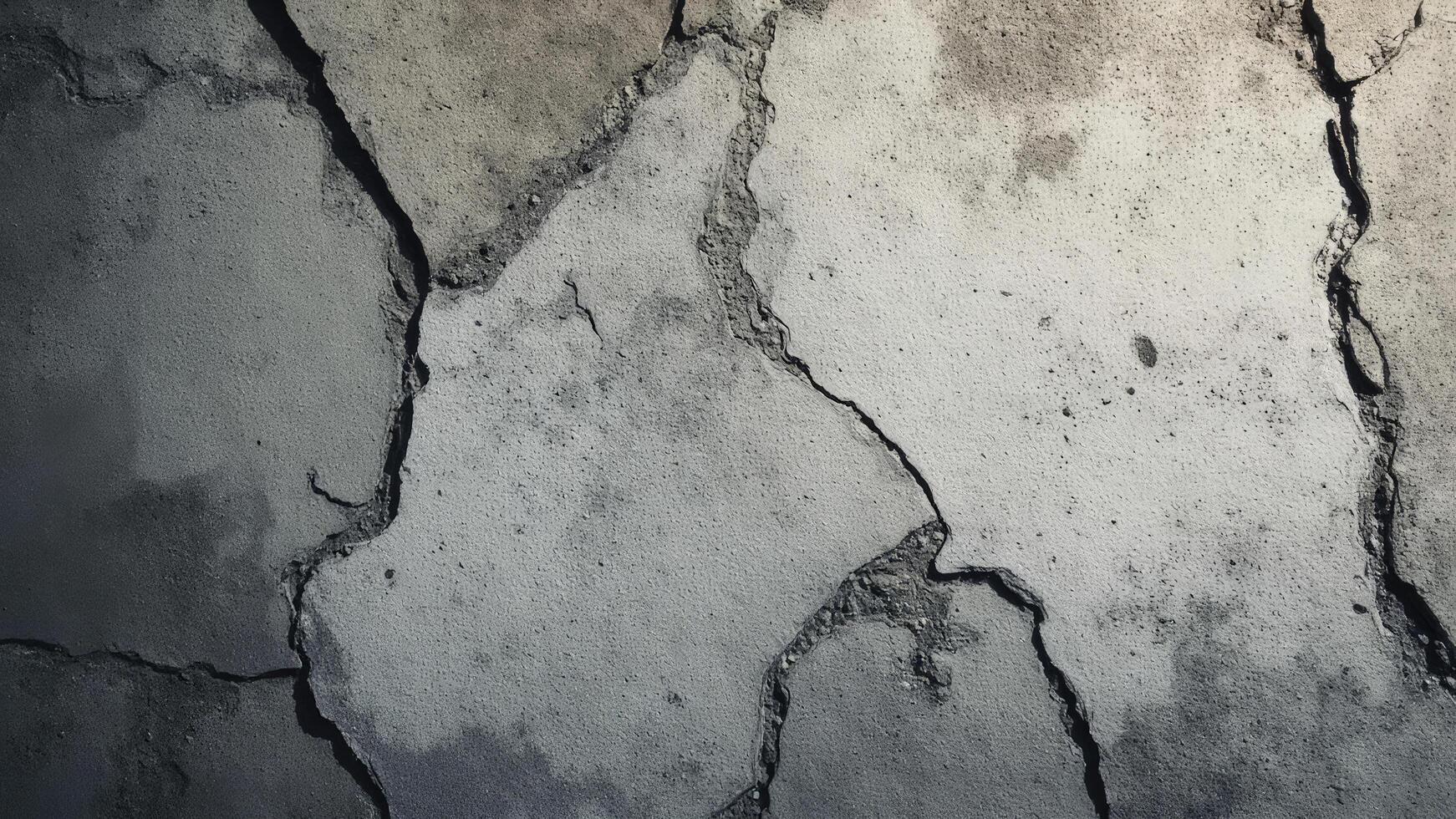 A close up of a cracked wall with cracks photo