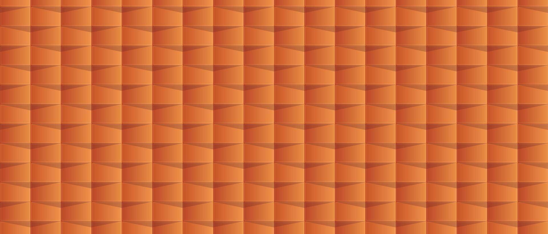 Small red brick texture with soft shadow for depth effect vector