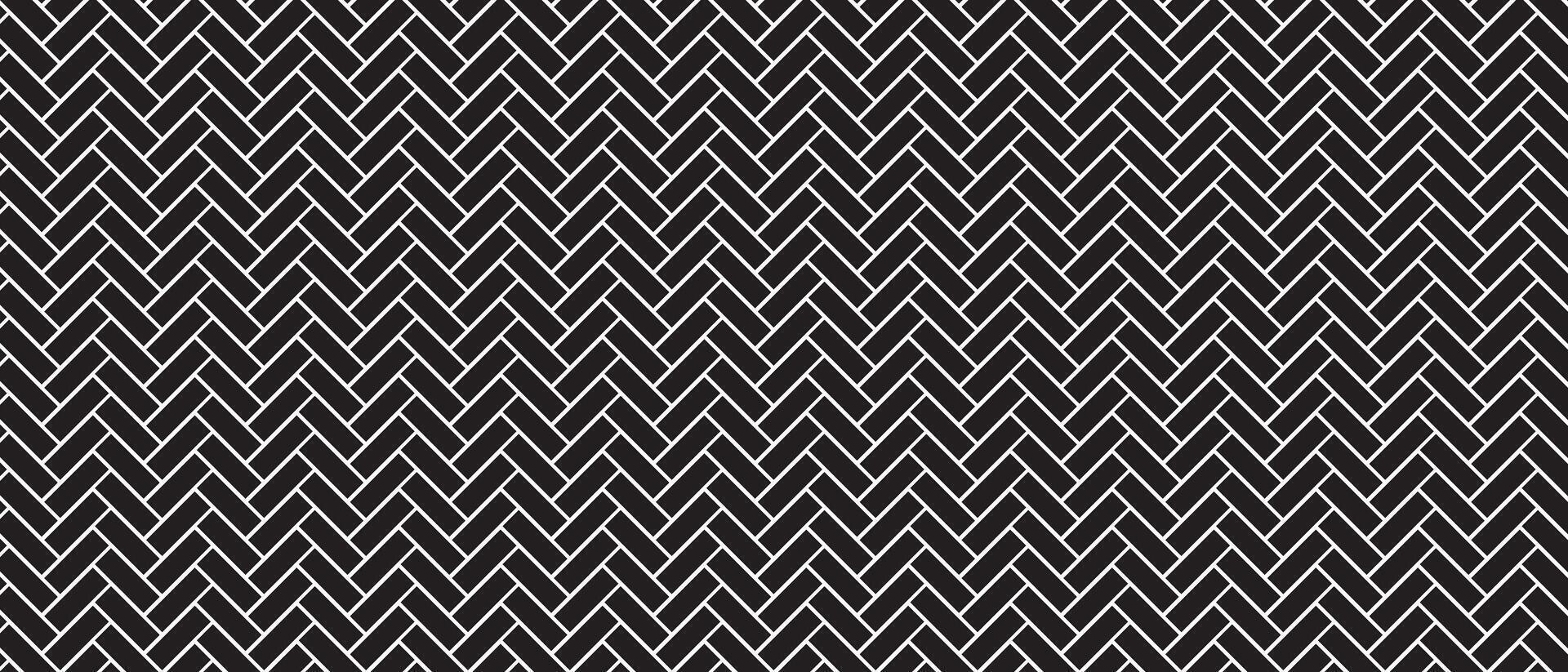 Black seamless tile pattern for stylish background design vector