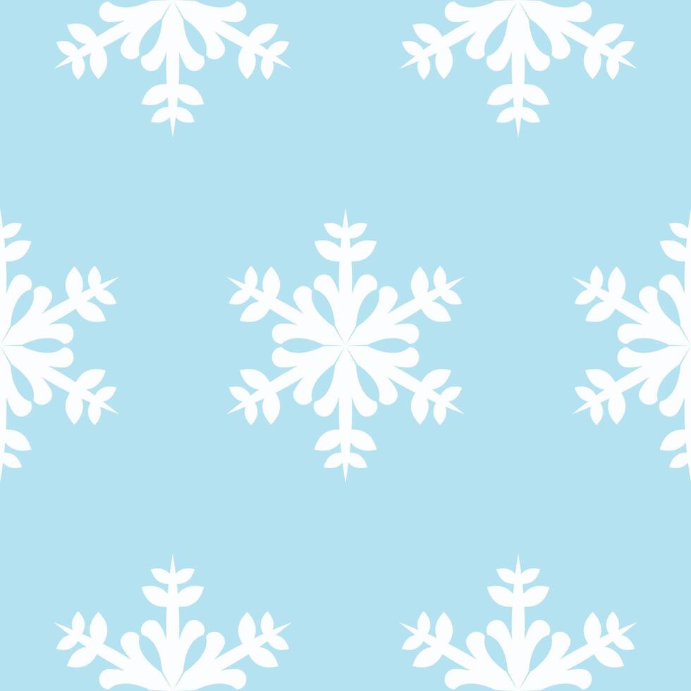 Pattern design featuring snowflakes for winter and seasonal themes vector