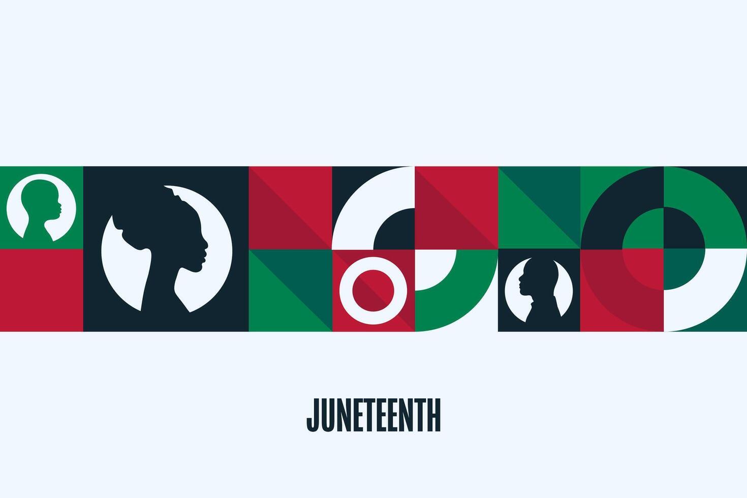 Juneteenth. Freedom Day. June 19. Holiday concept. Template for background, banner, card, poster with text. EPS10 illustration. vector