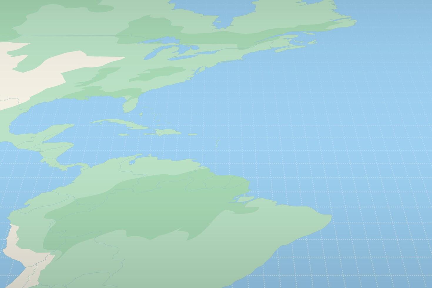 Dominica highlighted on a detailed map, geographic location of Dominica. vector