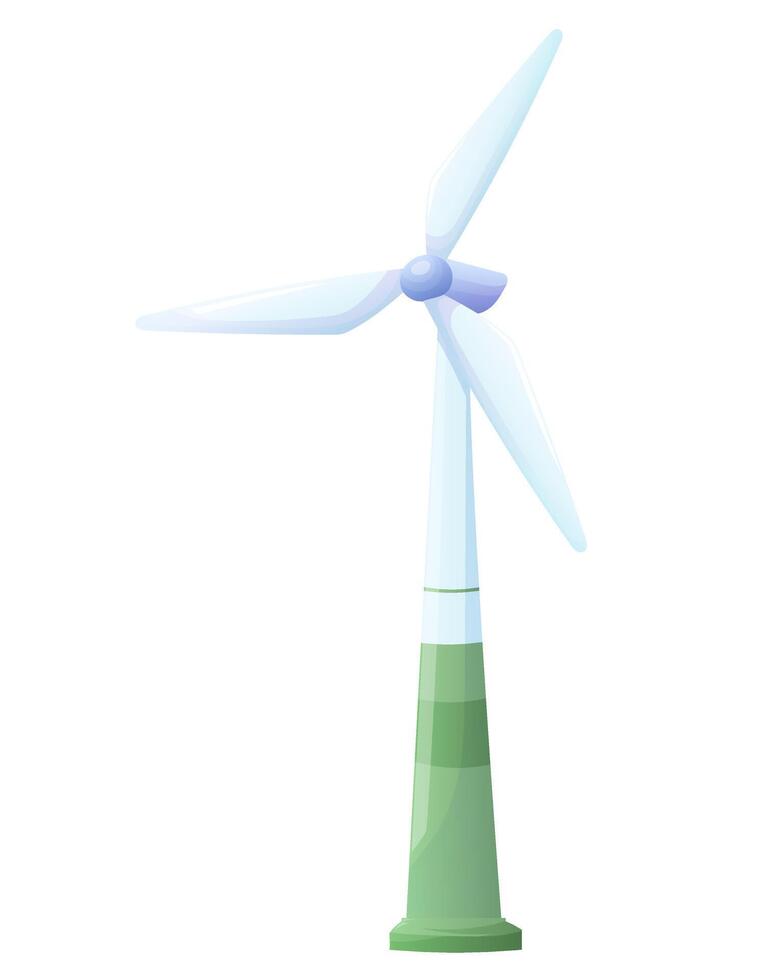 one wind turbine as a source of alternative energy vector