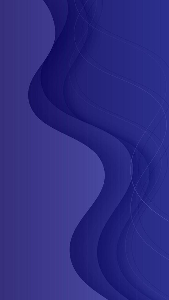 Abstract background blue gradient curve vector