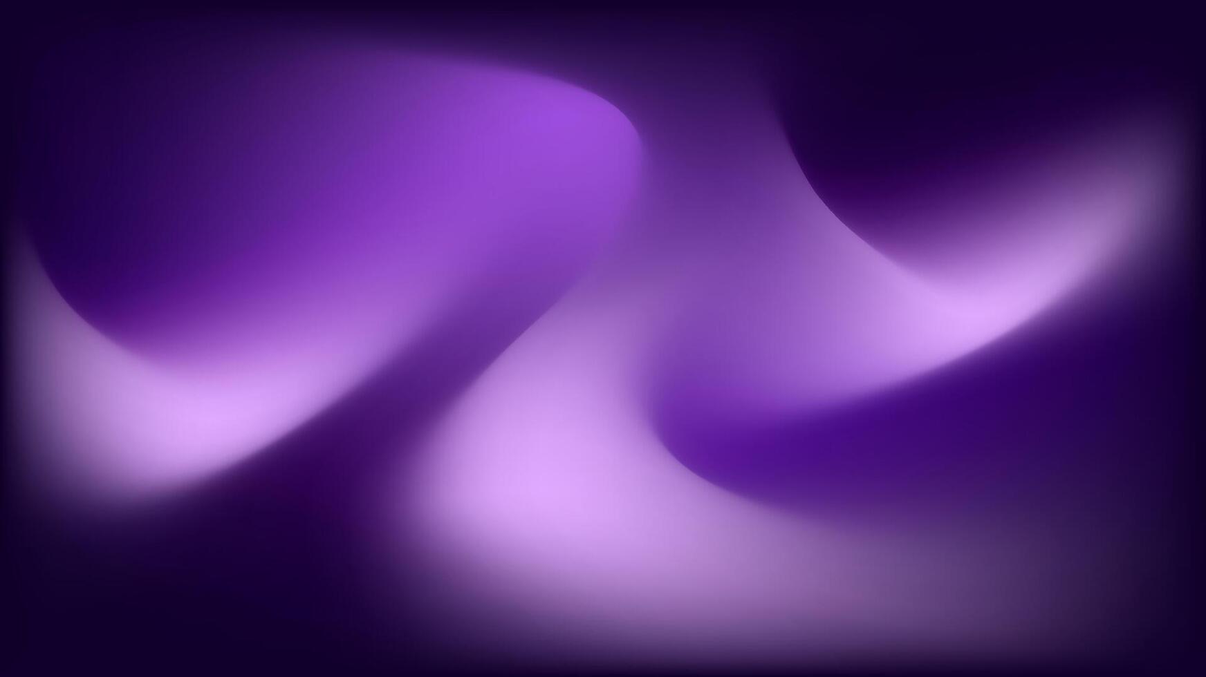 Elegant Abstract Waves in Deep Blue and Violet Hues vector