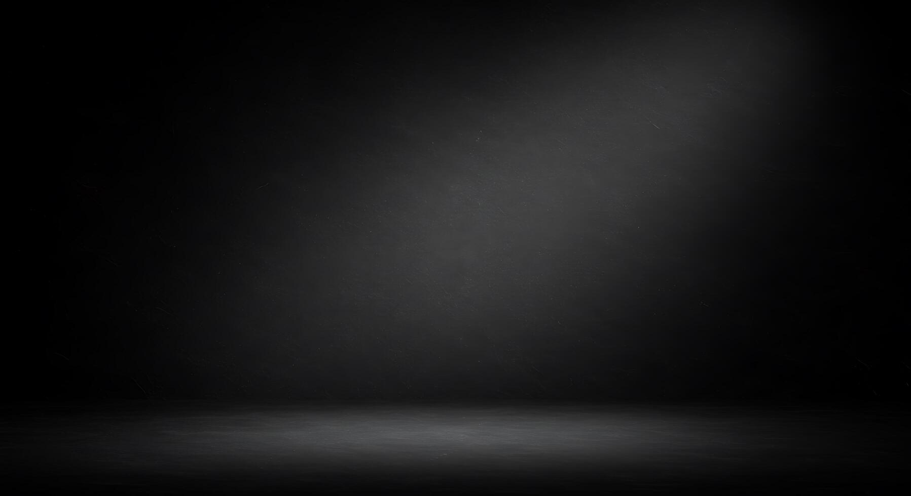 Black background with spotlight and light photo