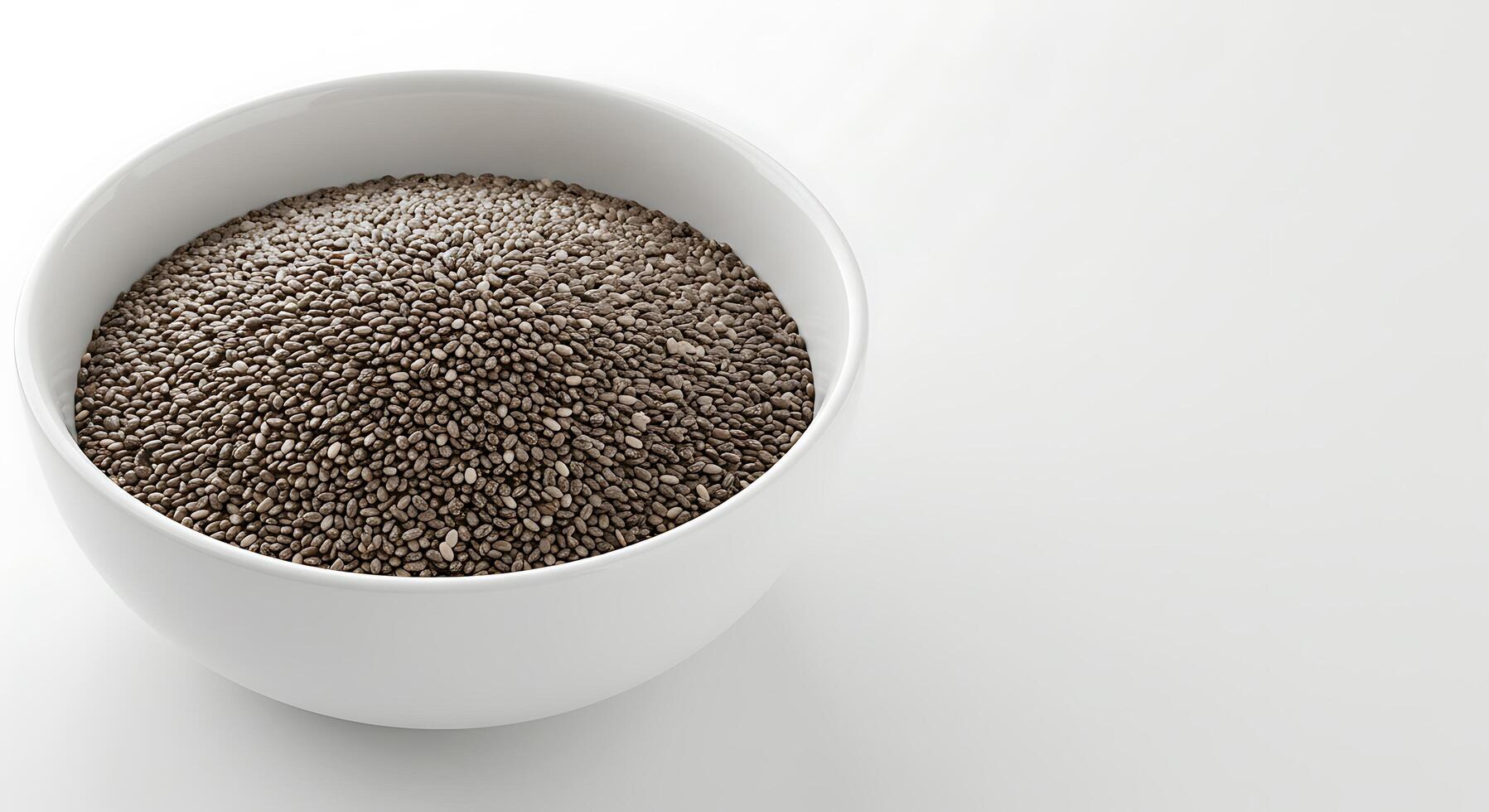 Chia seeds in a bowl photo
