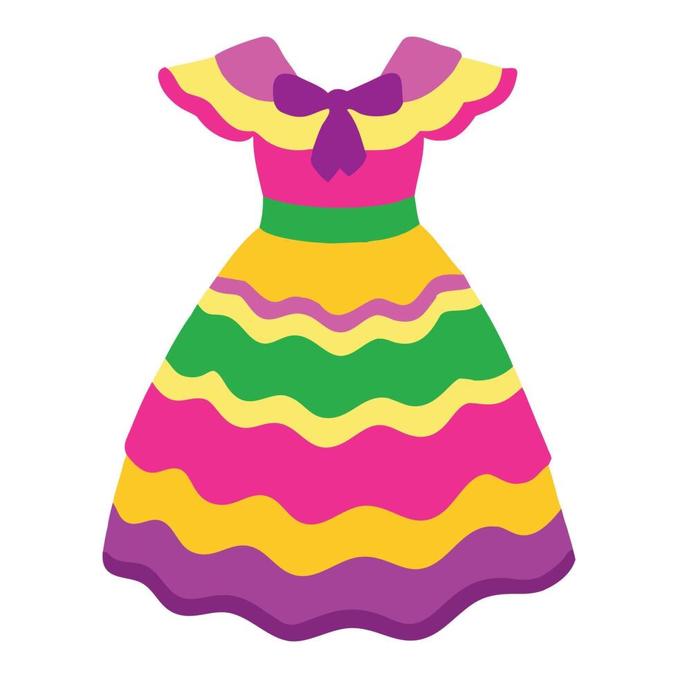 mexico dress Cinco de Mayo day illustration, happy Cinco de Mayo festival design sublimation vector