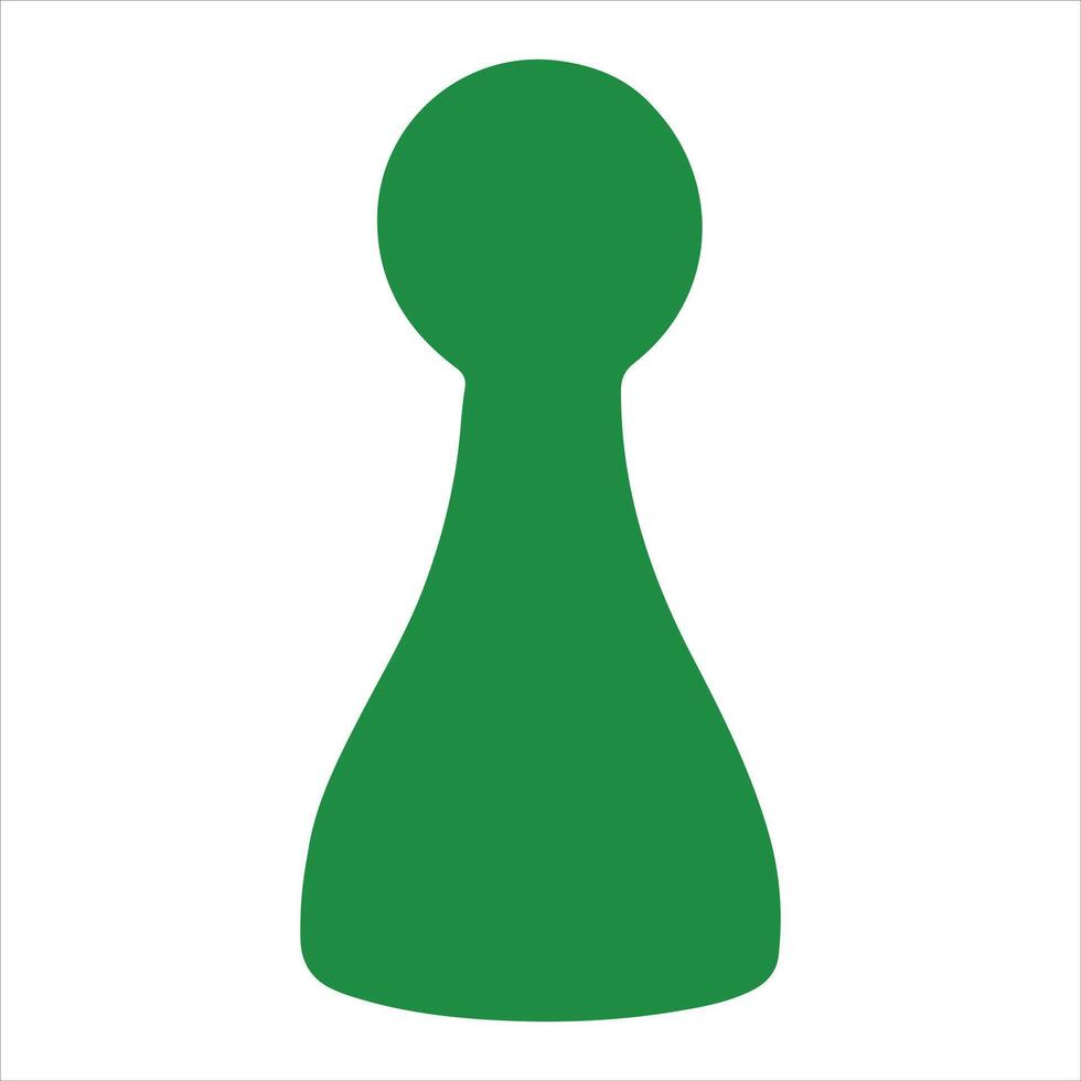 Colorful Game Pawn Illustration for Family Game Clipart Design vector