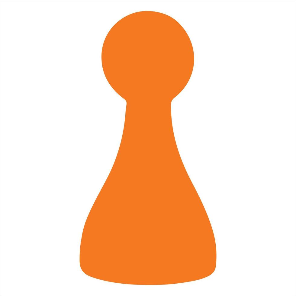 Playful and Colorful Game Pawn Art for Family Game Night Designs vector